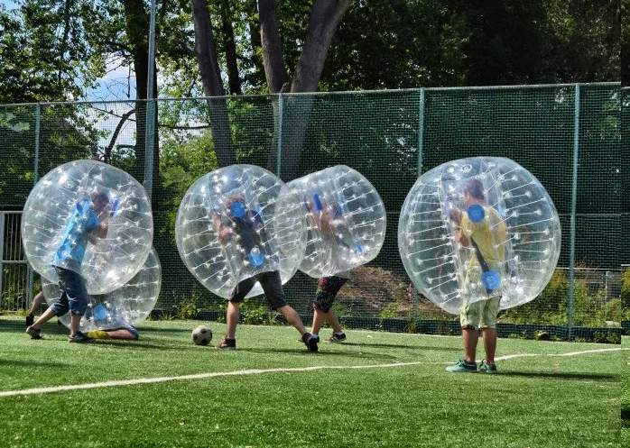 Bumper ball i Bubble football